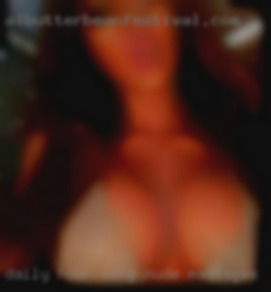 Daily hour long nude massages.